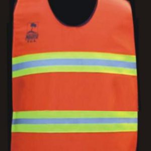 Chaleco Poncho Dos Bandas Reflecticas y Fluor Nocturno